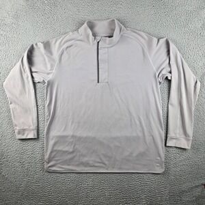 Stio Pullover Mens XL Gray 1/4 Zip Fleece‎ Performance Top